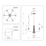 Люстра на штанге Ambrella HIGH LIGHT LH LH53124 от ImperiumLoft