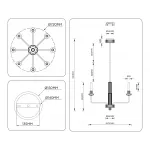 Люстра на штанге Ambrella HIGH LIGHT LH LH53126 от ImperiumLoft