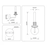 Настенный светильник Ambrella HIGH LIGHT LH LH53128 от ImperiumLoft