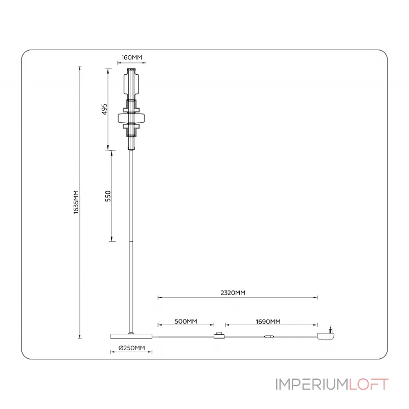 Торшер Ambrella HIGH LIGHT LH LH53132 от ImperiumLoft Торшер Ambrella HIGH LIGHT LH LH53132 от ImperiumLoft
