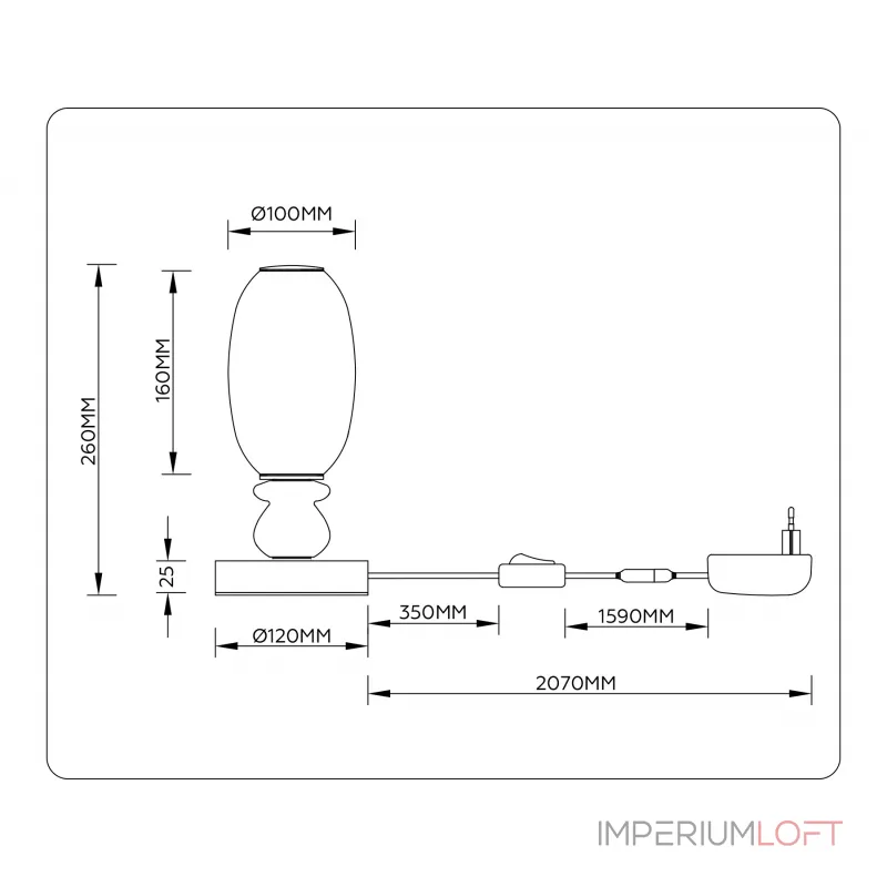 Настольная лампа Ambrella HIGH LIGHT LH LH53154 от ImperiumLoft Настольная лампа Ambrella HIGH LIGHT LH LH53154 от ImperiumLoft