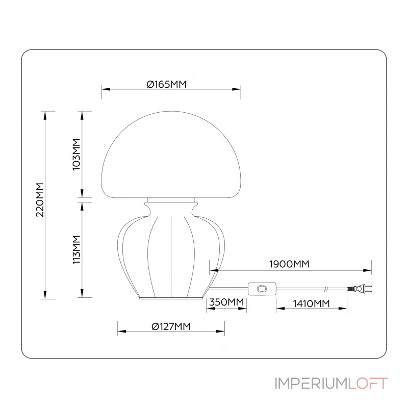 Настольная лампа Ambrella HIGH LIGHT LH LH53248 от ImperiumLoft