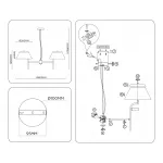 Подвесная люстра Ambrella HIGH LIGHT LH LH72451 от ImperiumLoft