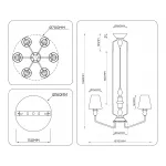 Подвесная люстра Ambrella HIGH LIGHT LH LH75401 от ImperiumLoft