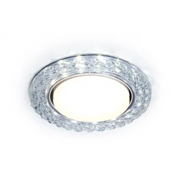 Встраиваемый точечный светильник GX53 с LED подсветкой Ambrella STANDARD SPOT GX53 Spot G330