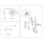 Настенный светодиодный светильник Ambrella HIGH LIGHT Crystal LH31141 от ImperiumLoft