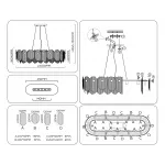 Подвесная люстра Ambrella HIGH LIGHT Crystal LH31205