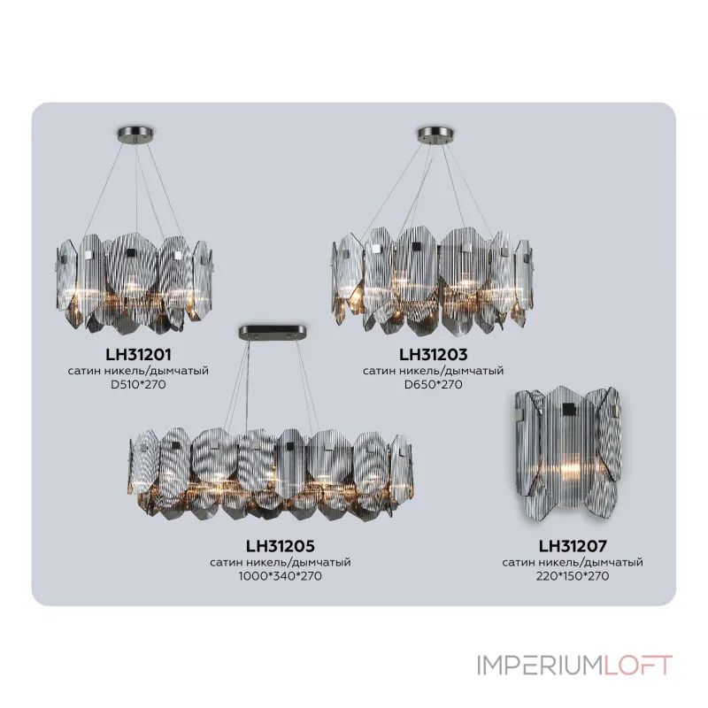 Настенный светильник Ambrella HIGH LIGHT Crystal LH31207 от ImperiumLoft