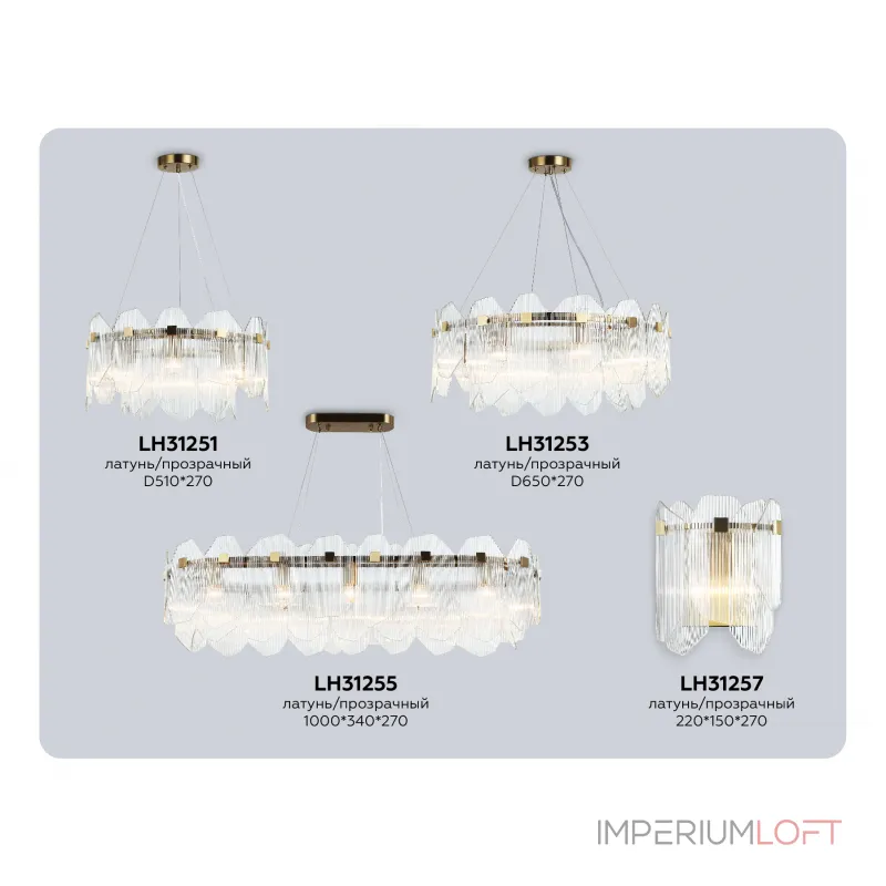 Настенный светильник Ambrella HIGH LIGHT Crystal LH31257 от ImperiumLoft
