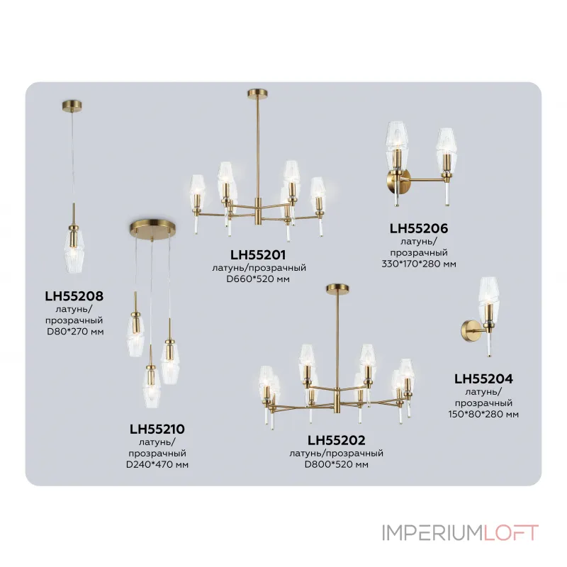 Настенный светильник Ambrella HIGH LIGHT Modern LH55206 от ImperiumLoft