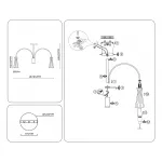 Люстра на штанге Ambrella HIGH LIGHT Modern LH55653