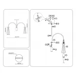 Люстра на штанге Ambrella HIGH LIGHT Modern LH55701