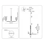Люстра на штанге Ambrella HIGH LIGHT CLASSIC LH71503