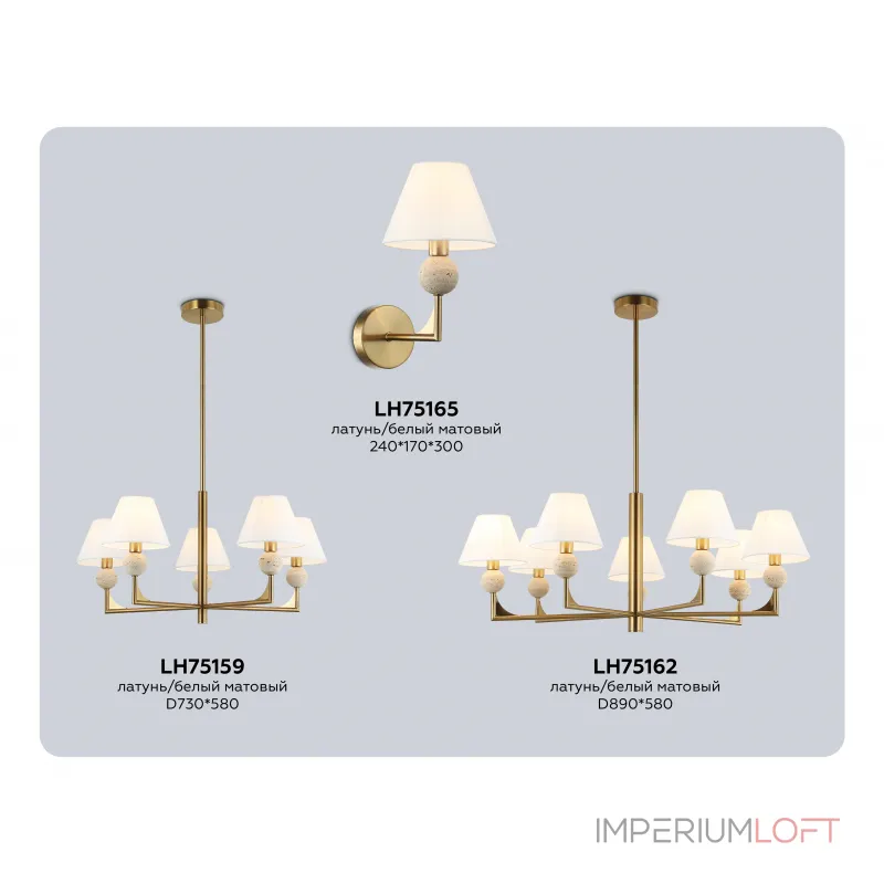 Настенный светильник Ambrella HIGH LIGHT CLASSIC LH75165 от ImperiumLoft