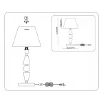 Настольная лампа Ambrella HIGH LIGHT CLASSIC LH75262 от ImperiumLoft