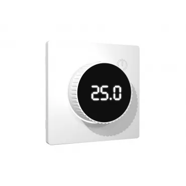 Лицевая панель для терморегулятора теплого пола с цифровым дисплеем Ambrella Volt ALFA AP1258