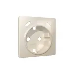 Лицевая панель для электрической розетки с заземлением со шторками 2USB C+C Ambrella Volt ALFA AP3105