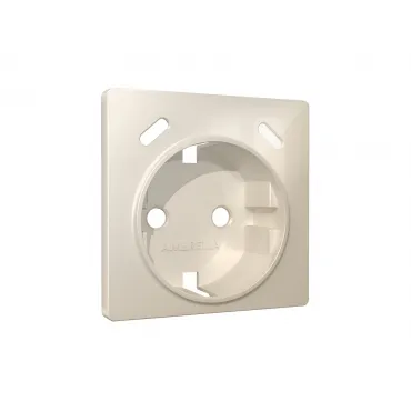 Лицевая панель для электрической розетки с заземлением со шторками 2USB C+C Ambrella Volt ALFA AP3105