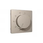 Лицевая панель (Серо-бежевый матовый) для терморегулятора теплого пола Ambrella Volt ALFA AP3657 от ImperiumLoft