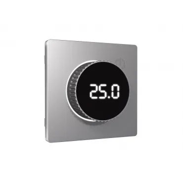 Лицевая панель для терморегулятора теплого пола с цифровым дисплеем Ambrella Volt ALFA AP5058