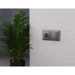 Лицевая панель для терморегулятора теплого пола с цифровым дисплеем Ambrella Volt ALFA AP5058