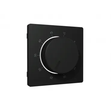 Лицевая панель (Черный матовый) для терморегулятора теплого пола Ambrella Volt ALFA AP8057