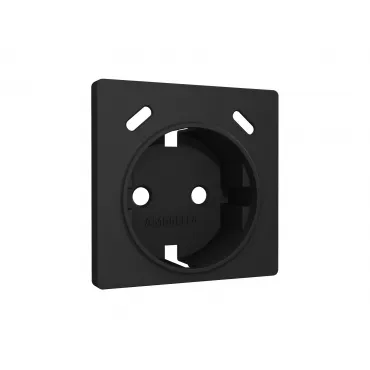 Лицевая панель (Черный матовый) для электрической розетки с заземлением со шторками 2USB C+C Ambrella Volt ALFA AP8105 Лицевая панель (Черный матовый) для электрической розетки с заземлением со шторками 2USB C+C Ambrella Volt ALFA AP8105