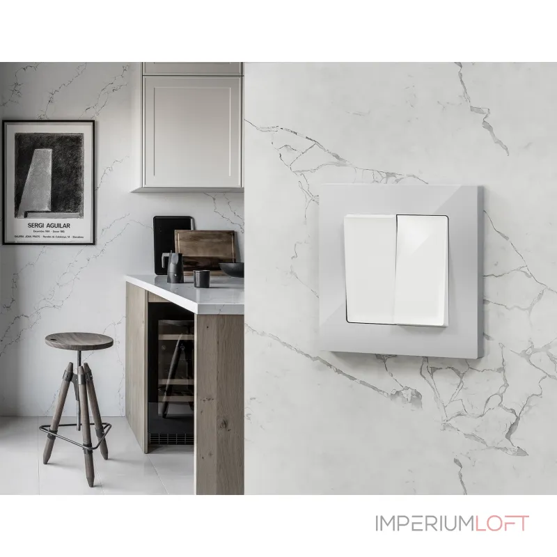 Комплект механизма 2-клавишного перекрестного выключателя 10A-250V Ambrella Volt MA MA103030 Комплект механизма 2-клавишного перекрестного выключателя 10A-250V Ambrella Volt MA MA103030