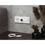 Комплект механизма электрической розетки 2USB С+C 20W (быстрая зарядка) с/з на винтовых зажимах 16A-250V Ambrella Volt MA MA110510 от ImperiumLoft