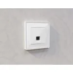 Комплект механизма компьютерной розетки RJ-45 (8P8C) CAT6A экранированной с автоматической защитной шторкой Ambrella Volt MA MA112005