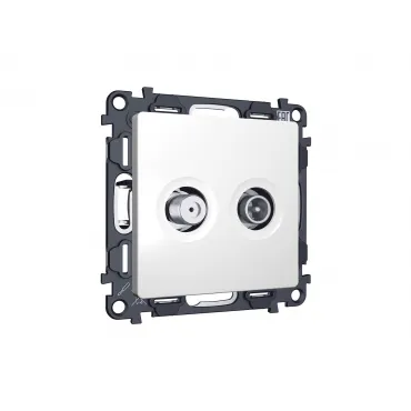 Комплект механизма розетки TV оконечной + SAT 5-862MHz 3.5dB/950-2150MHz 3.5dB Ambrella Volt MA MA133310 Комплект механизма розетки TV оконечной + SAT 5-862MHz 3.5dB/950-2150MHz 3.5dB Ambrella Volt MA MA133310