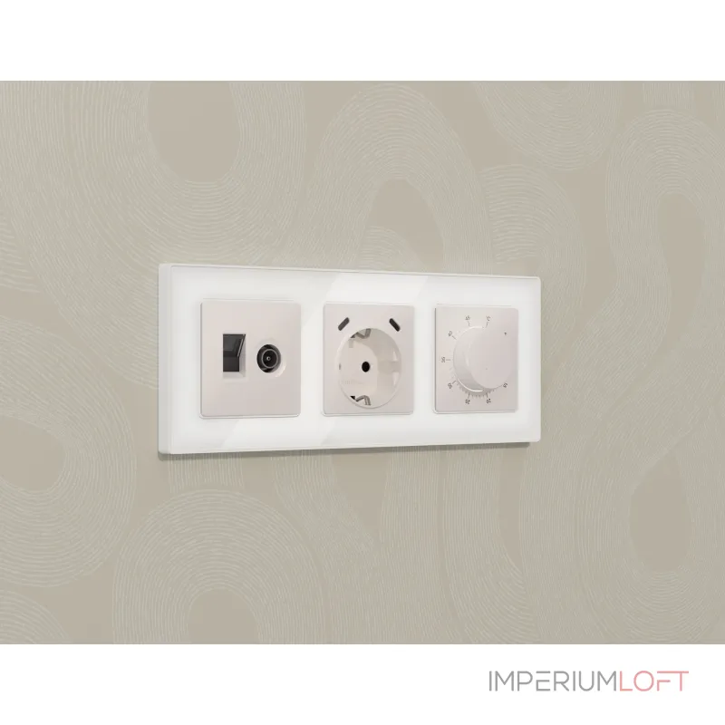 Комплект механизма электрической розетки 2USB С+C 20W (быстрая зарядка) с/з на винтовых зажимах 16A-250V Ambrella Volt MA MA210510 от ImperiumLoft