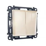 Комплект механизма 2-клавишного перекрестного выключателя 10A-250V Ambrella Volt MA MA303030 от ImperiumLoft