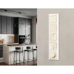 Комплект механизма 2-клавишного перекрестного выключателя 10A-250V Ambrella Volt MA MA303030 от ImperiumLoft