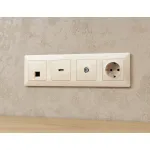 Комплект механизма TV розетки оконечной экранированной 5-1000MHz 3dB Ambrella Volt MA MA313005