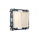 Комплект механизма 2-клавишного перекрестного выключателя 10A-250V Ambrella Volt MA MA323030