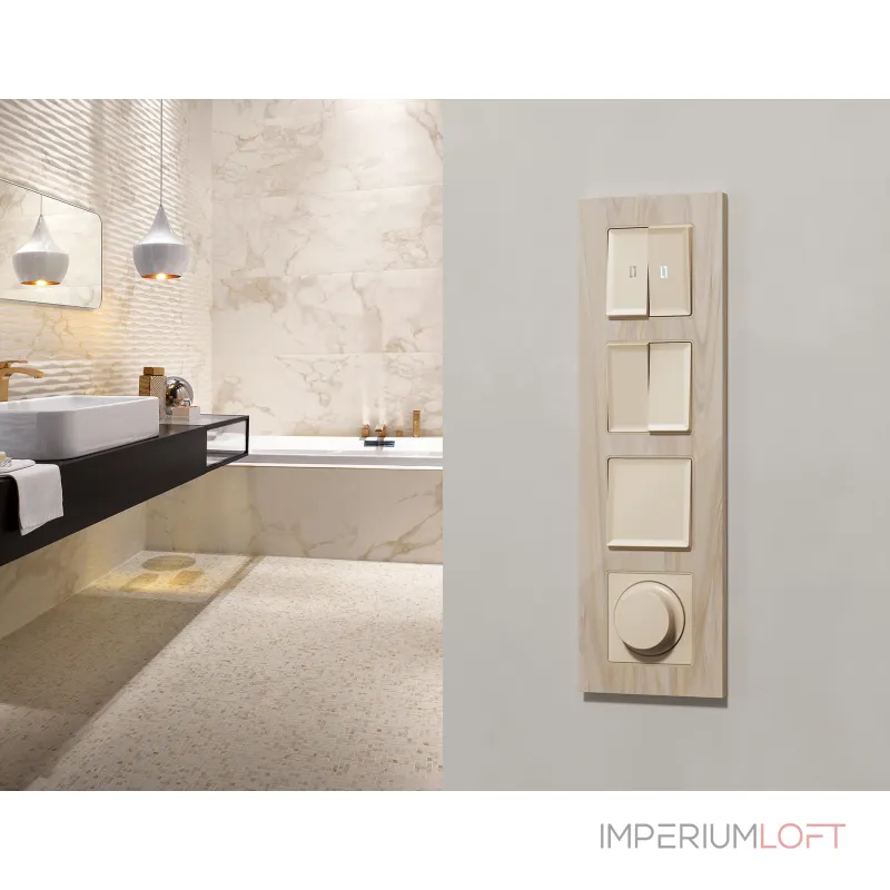 Комплект механизма 2-клавишного перекрестного выключателя 10A-250V Ambrella Volt MA MA323030