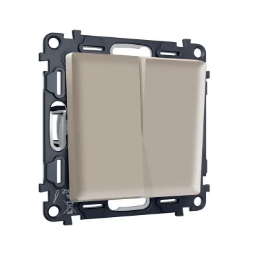 Комплект механизма 2-клавишного перекрестного выключателя 10A-250V Ambrella Volt MA MA363030