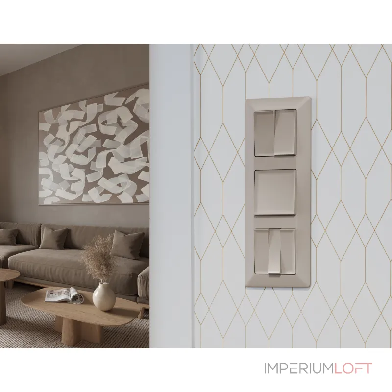 Комплект механизма 2-клавишного перекрестного выключателя 10A-250V Ambrella Volt MA MA363030