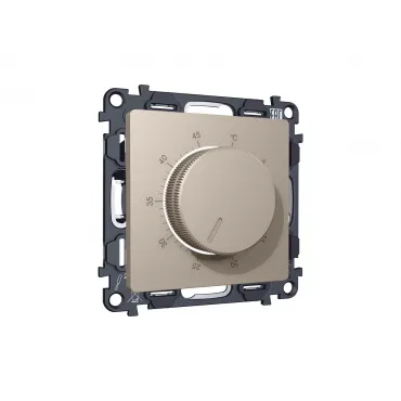 Комплект механизма терморегулятора с датчиком для теплого пола с подсветкой 16A-250V Ambrella Volt MA MA365710