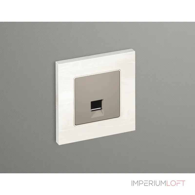 Комплект механизма компьютерной розетки RJ-45 (8P8C) CAT6A экранированной с автоматической защитной шторкой Ambrella Volt MA MA372005 Комплект механизма компьютерной розетки RJ-45 (8P8C) CAT6A экранированной с автоматической защитной шторкой Ambrella Volt MA MA372005