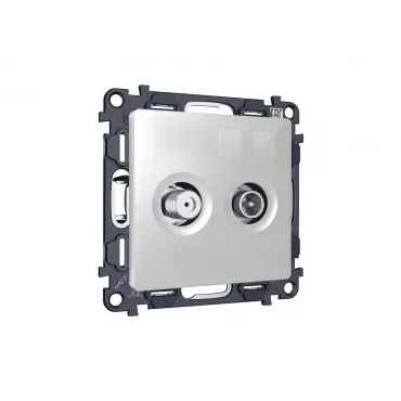 Комплект механизма розетки TV оконечной + SAT 5-862MHz 3.5dB/950-2150MHz 3.5dB Ambrella Volt MA MA413310