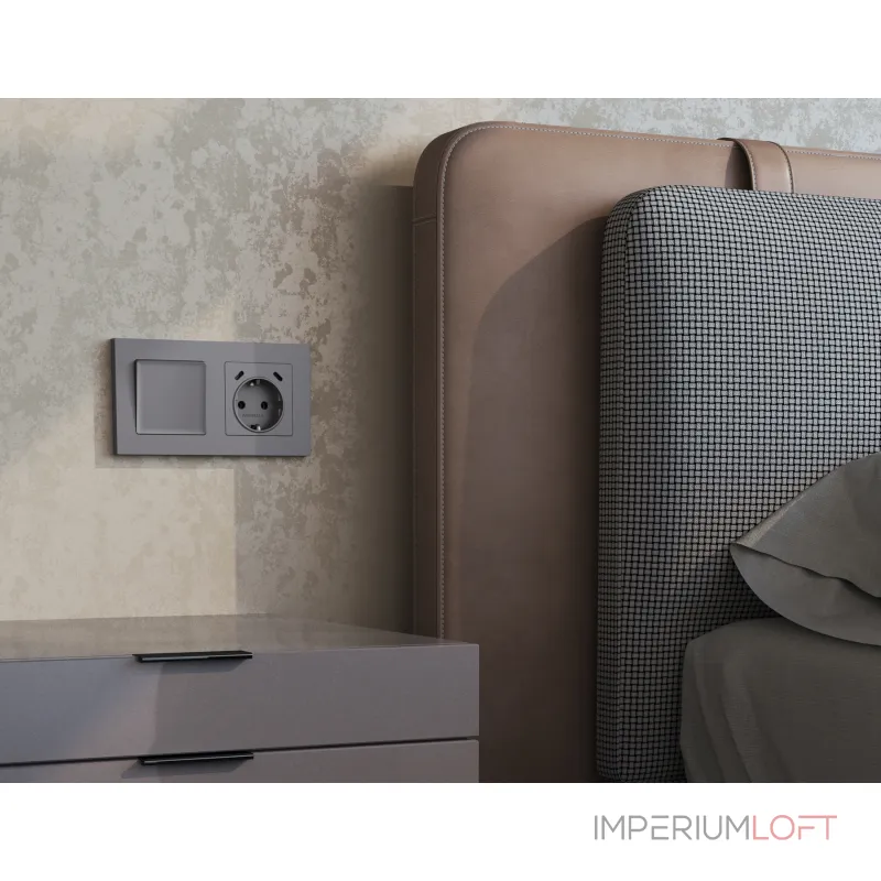 Комплект механизма электрической розетки 2USB С+C 20W (быстрая зарядка) с/з на винтовых зажимах 16A-250V Ambrella Volt MA MA510510