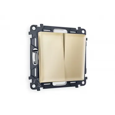 Комплект механизм 2-клавишного перекрестного выключателя 10A-250V Ambrella Volt MA MA603030