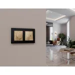 Комплект механизма терморегулятора с датчиком для теплого пола с подсветкой 16A-250V Ambrella Volt MA MA605710 от ImperiumLoft