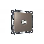 Комплект механизма TV розетки SAT 5-2400MHz 3.5dB Ambrella Volt MA MA643050 от ImperiumLoft