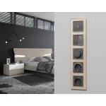 Комплект механизма 2-клавишного перекрестного выключателя 10A-250V Ambrella Volt MA MA653030