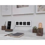 Комплект механизма электрической розетки 2USB С+C 20W (быстрая зарядка) с/з на винтовых зажимах 16A-250V Ambrella Volt MA MA810510