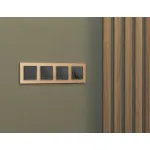 Комплект механизма 2-клавишного перекрестного выключателя 10A-250V Ambrella Volt MA MA903030