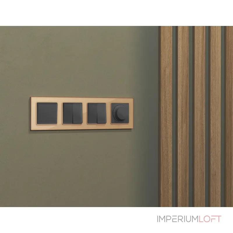 Комплект механизма 2-клавишного перекрестного выключателя 10A-250V Ambrella Volt MA MA903030